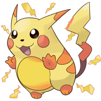 <b>13th December 2015 - Green-Version Pikachu</b><br>I found myself amazed one day by how different Pikachu looked in its original, Green-version sprite, and wondered how it would look in a modern Sugimori style. It's certainly not bad for my first time trying something like this, although it is reminiscent of bootleg artwork. I'm sure it wouldn't be out-of-place on fake GBA boxes, ahaha!