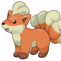 <b>14th December 2015 - Green-Version Vulpix</b><br>Oh no!! This Vulpix is so round! Once again, its original sprites look rather off-model, so I tried to interpret that artistically. Due to mistaken transparency on the sprite I used as a reference, it also only seemed to have five tails...