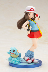 [Image: Leaf's ARTFX figurine, featuring Squirtle as a companion.]