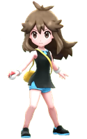 [Image: Pokemon Trainer Green from Let's Go, sporting Leaf's signature pose.]