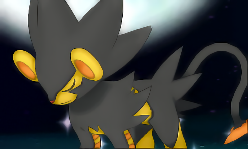[Pictured: The Luxray photo, now embiggened!]