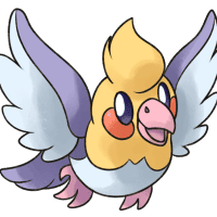 <b>17th March 2017 - Tweetune</b><br>This one is actually fanart for my good friend <a href="http://inikaxeathis.tumblr.com/tagged/Chushin-Pokedex">Matt</a>! I really wanted to draw Sugimori-style art of her regional bird fakemon, and so I did. The wings were very fun to draw, and I enjoyed the exercise of drawing someone else's fakemon in this style. Come to think of it, it would be lovely to do more of this...!