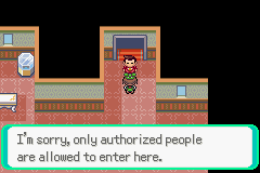 [Image: Devon Corporation building, "I'm sorry, only authorized people are allowed to enter here."]