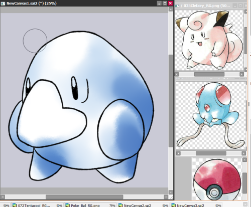 [Pictured: Nosepass with more blue shading, and some colour leaks.]